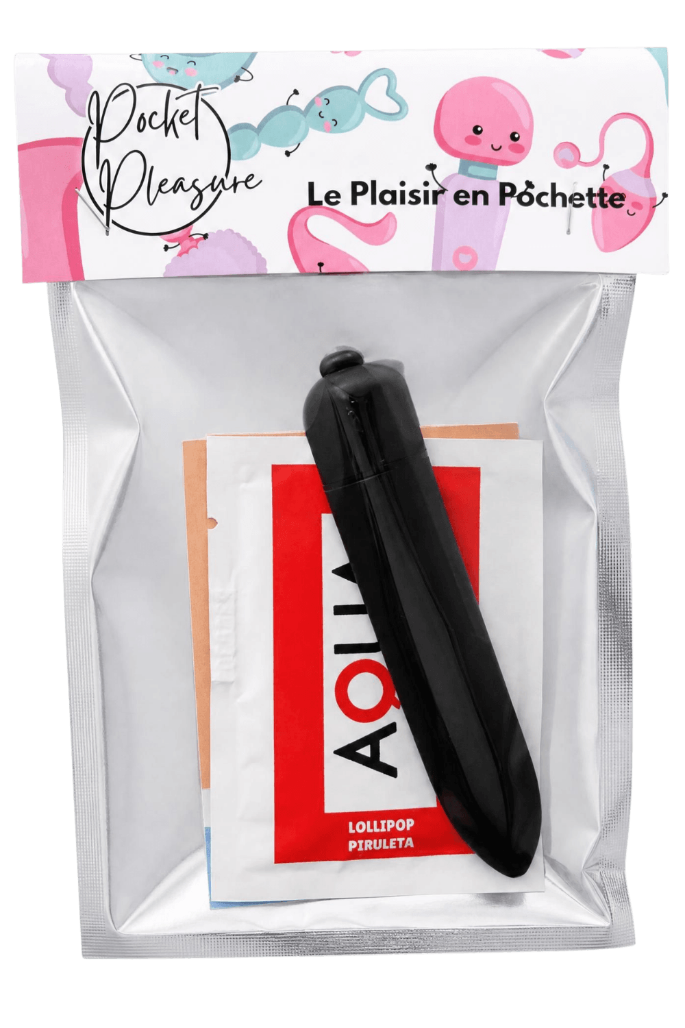 Mini Vibromasseur Bullet Noir 10 Vitesses + 1 dosette de lubrifiant — Pocket Pleasure
