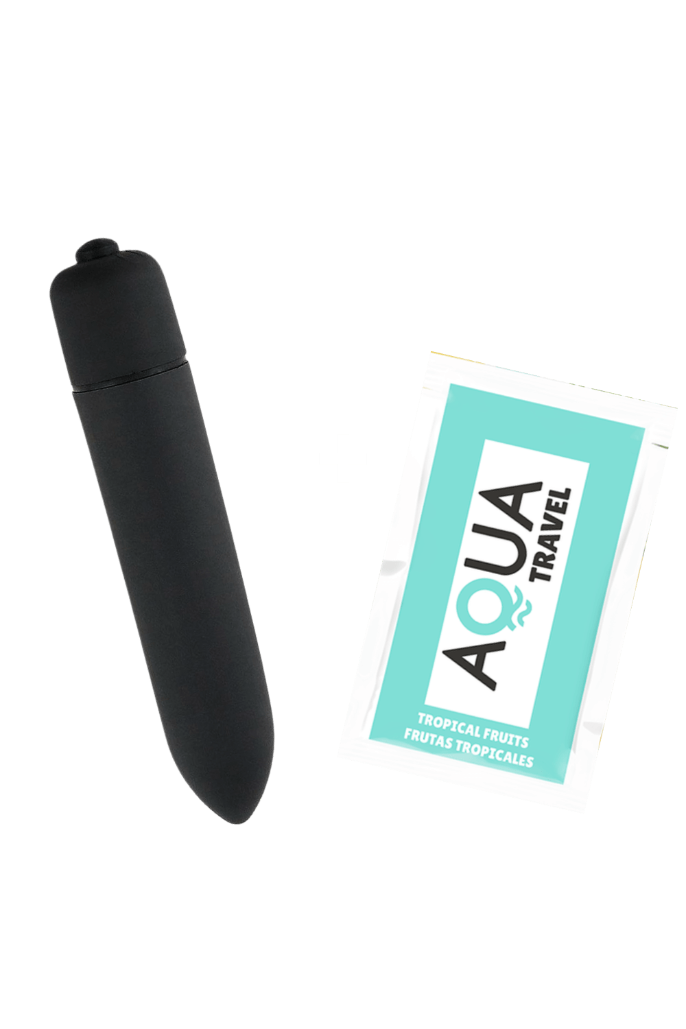 Mini Vibromasseur Bullet Noir 10 Vitesses + 1 dosette de lubrifiant — Pocket Pleasure