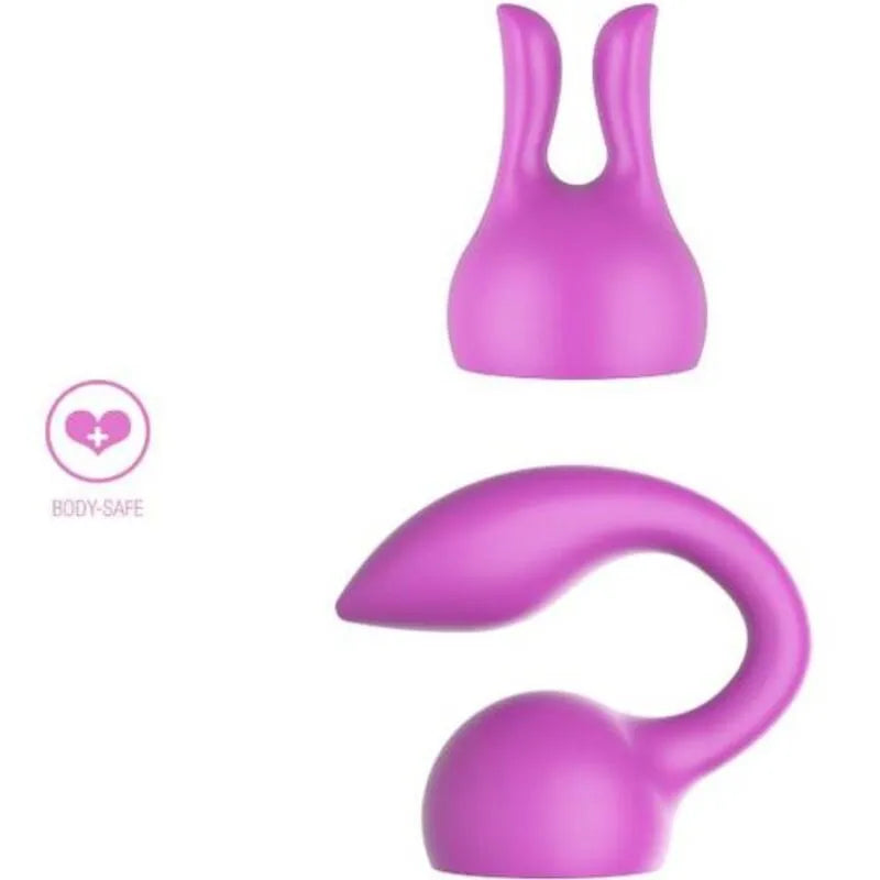 Accessoire silicone violet pour couple, forme ergonomique, compatible masseur XOCOON, stimulation personnalisée.