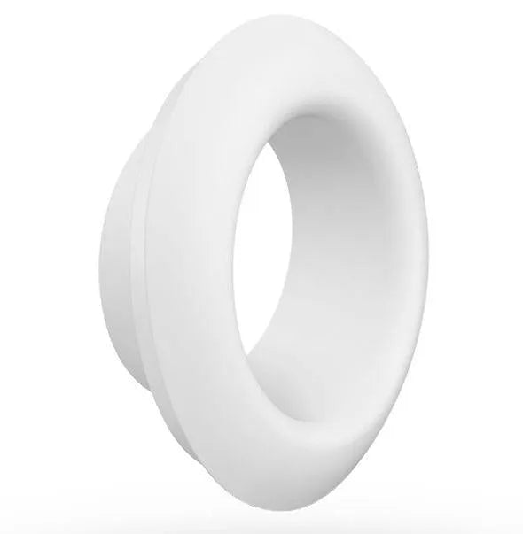 Embout blanc interchangeable pour Satisfyer Pro Deluxe, forme circulaire, pack de 5, hygiène et discrétion assurées.