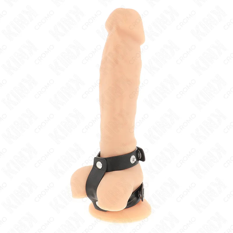 Anneau Pénien Bdsm Cuir Réglable Kink
