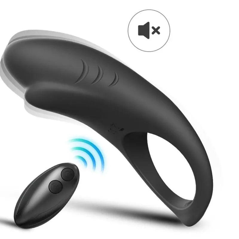 Anneau Pénien Vibrant Silicone Étanche Rechargeable