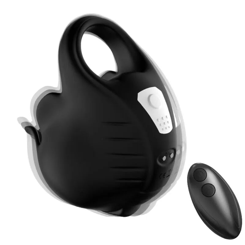 Anneau Pénien Vibrant Étanche En Silicone