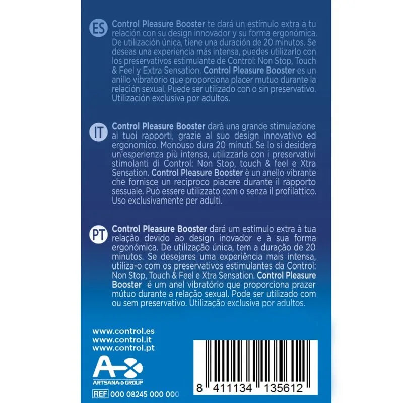 Anneau vibrant ergonomique en silicone bleu avec pointes surélevées pour couples, design flexible et stimulant.
