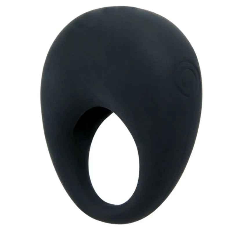 Anneau Vibrant Silicone Médical Noir