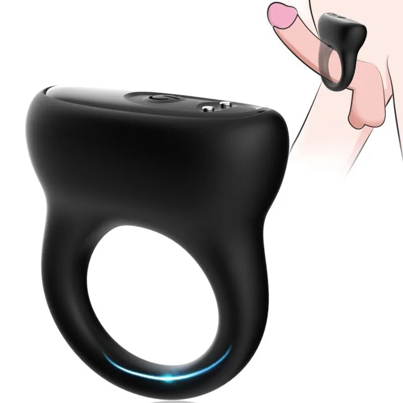 Anneau Vibrant Silicone Médical Étanche