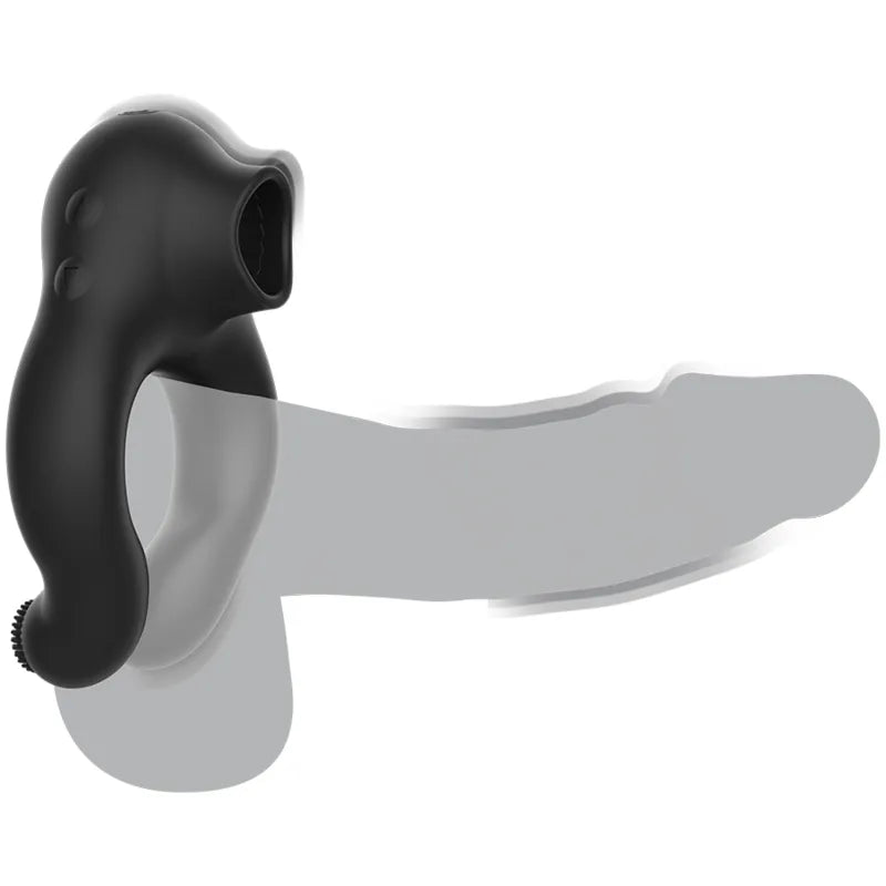 Anneau Vibrant Silicone Étanche Couples