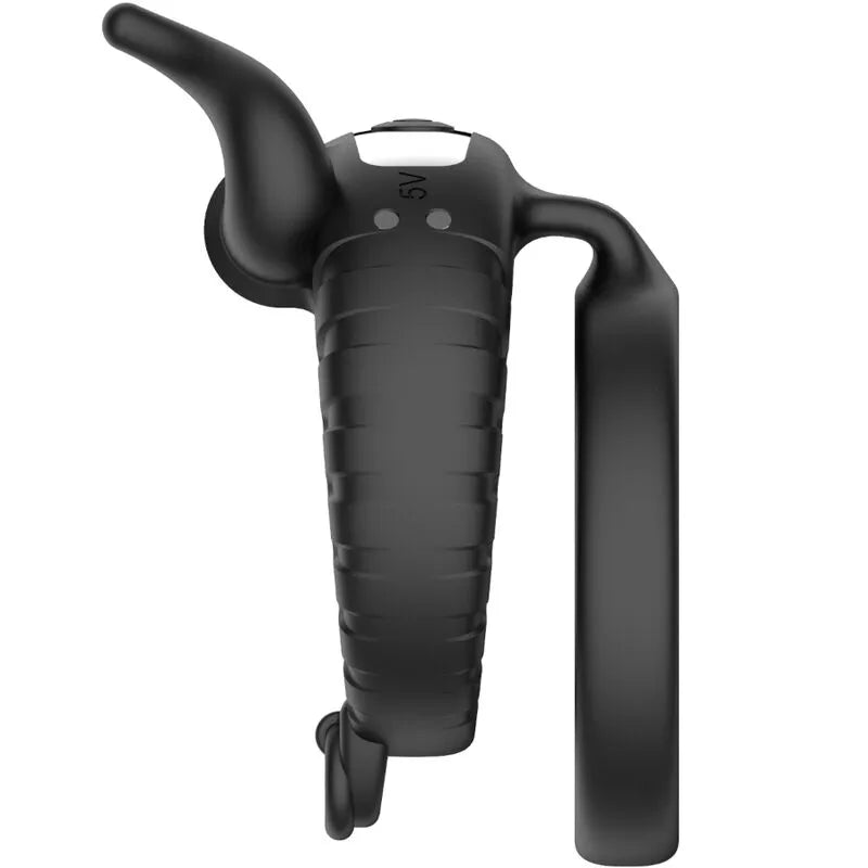 Anneau Vibrant Silicone Étanche Rechargeable