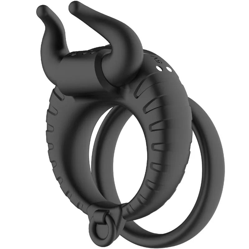 Anneau Vibrant Silicone Étanche Rechargeable
