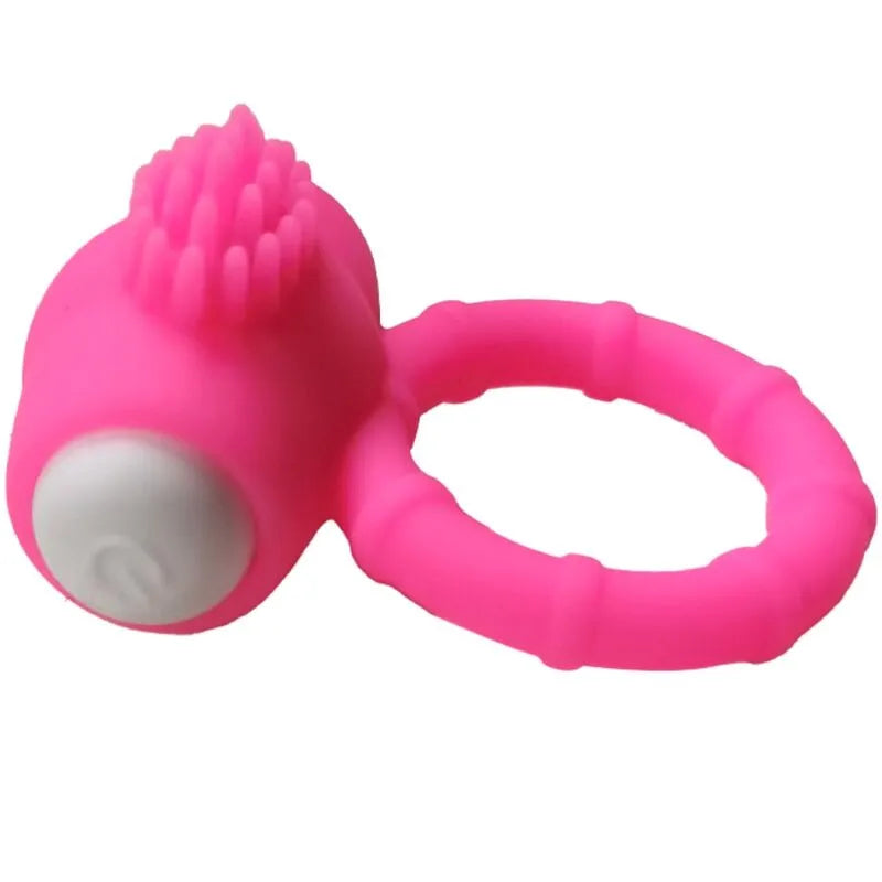 Anneau Vibrant Étanche En Silicone Pour Couples