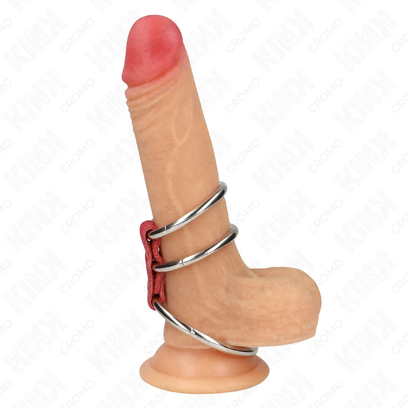 Anneau Pénien BDSM Cuir Ajustable Haute Qualité