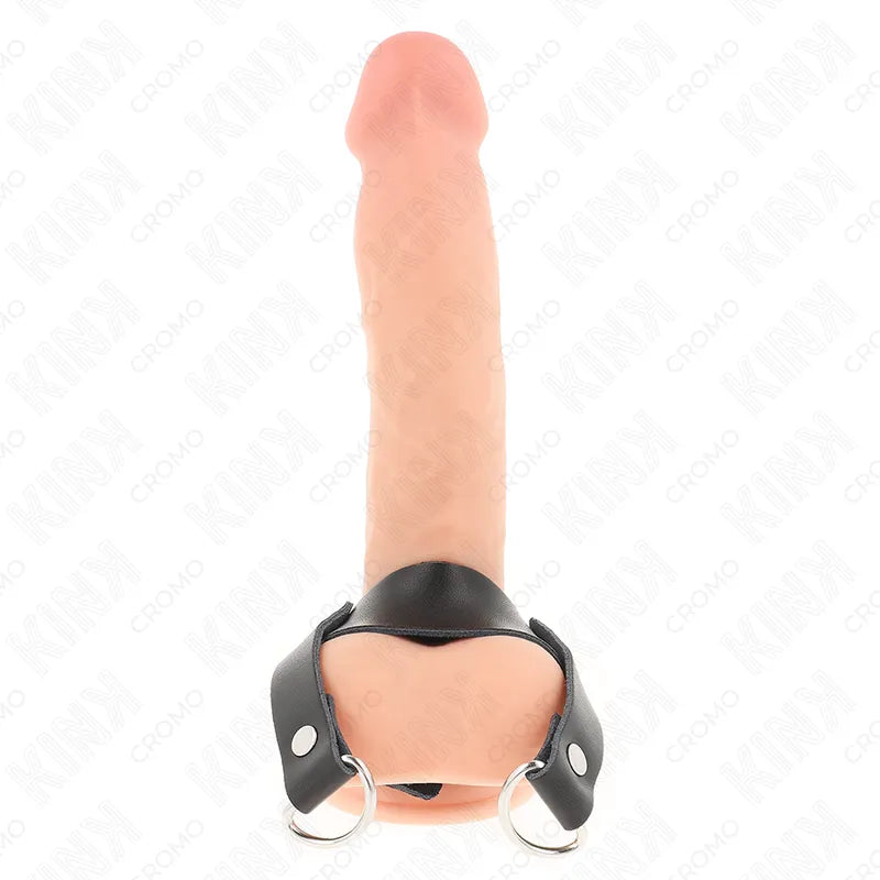 Anneaux Péniens Bdsm Cuir Réglable Kink