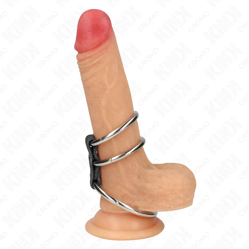 Anneaux Péniens Bdsm En Cuir Ajustable