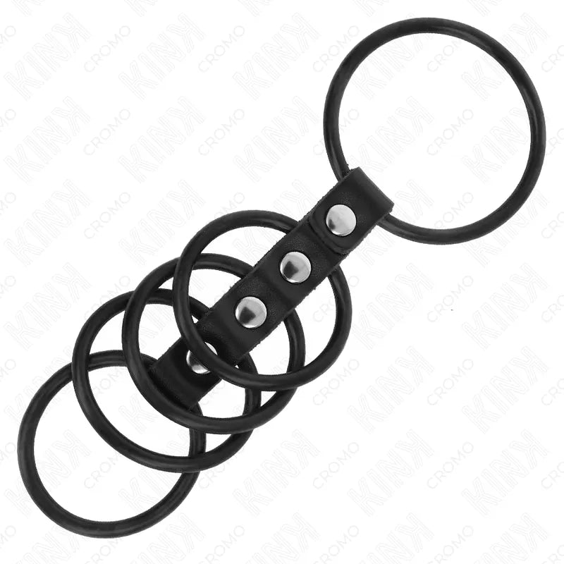 Anneaux Péniens Bdsm En Cuir Ajustable