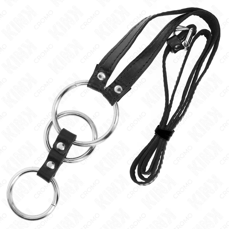 Anneaux Péniens Bdsm En Cuir Ajustable