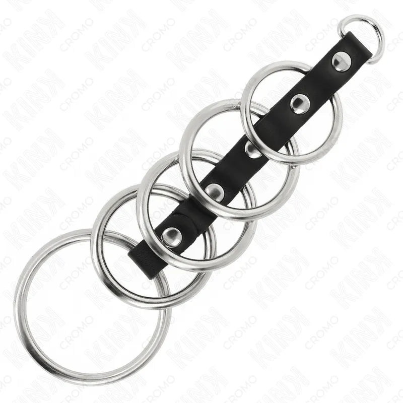 Anneaux péniens cuir ajustable BDSM en cuir véritable ou vegan, durables, pour contrôle et plaisir personnalisé.