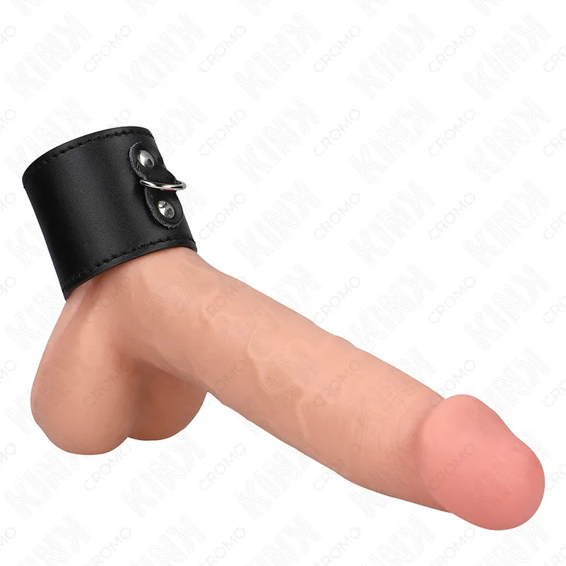 Anneaux Péniens Cuir Ajustables pour BDSM Intensif