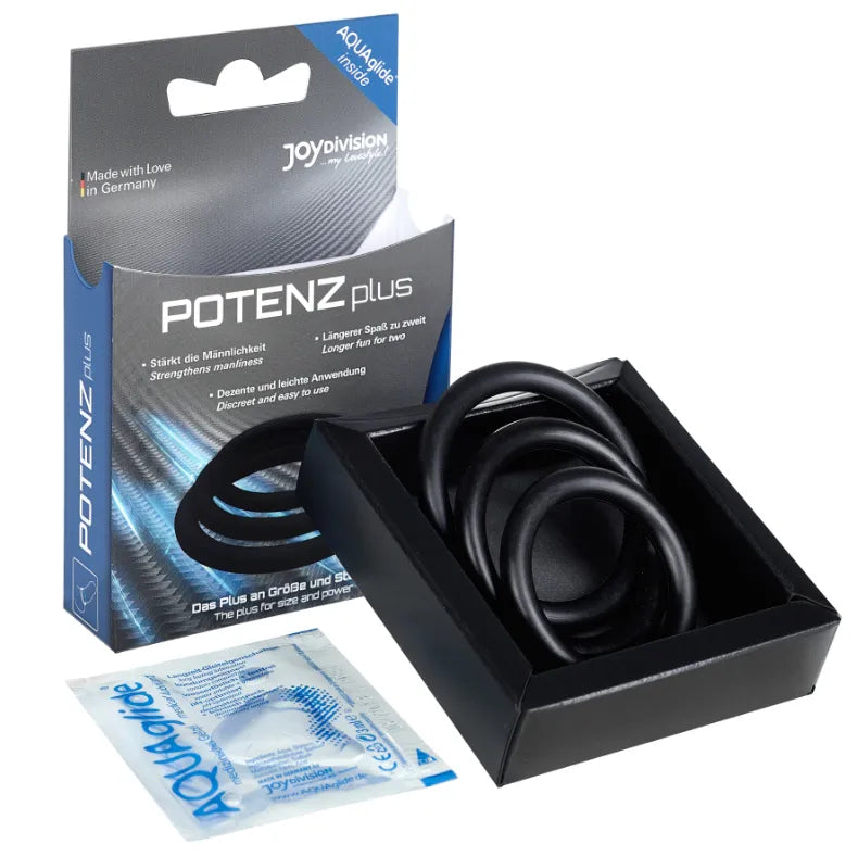 Anneaux pénis en silicone médical hypoallergénique, sans BPA, pour confort et intensité érectile.