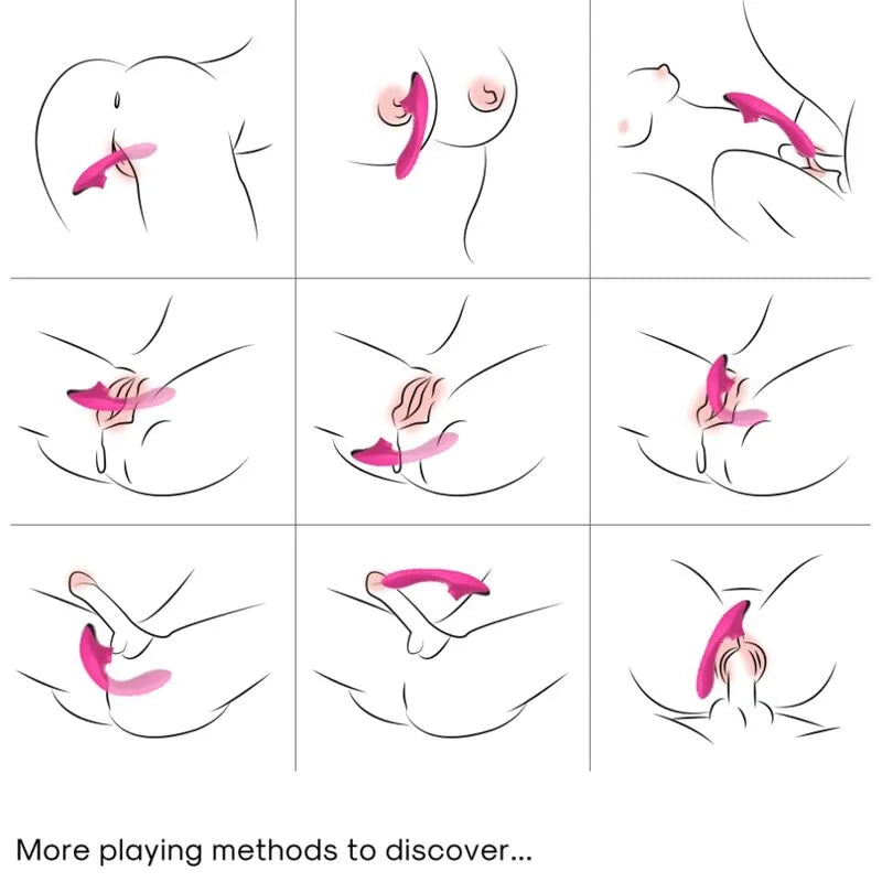 Appareil d'aspiration clitoridienne Armony étanche en silicone médical, 9 modes vibration et aspiration, couleur rose.