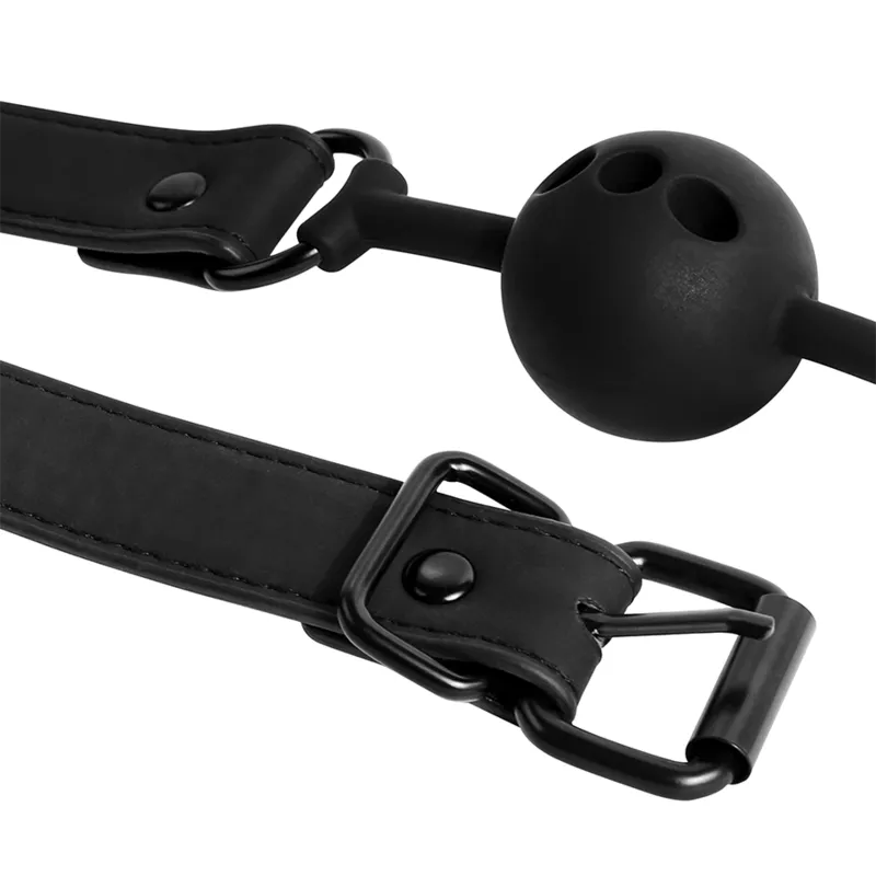 Bâillon Balle Silicone Respirant Bdsm