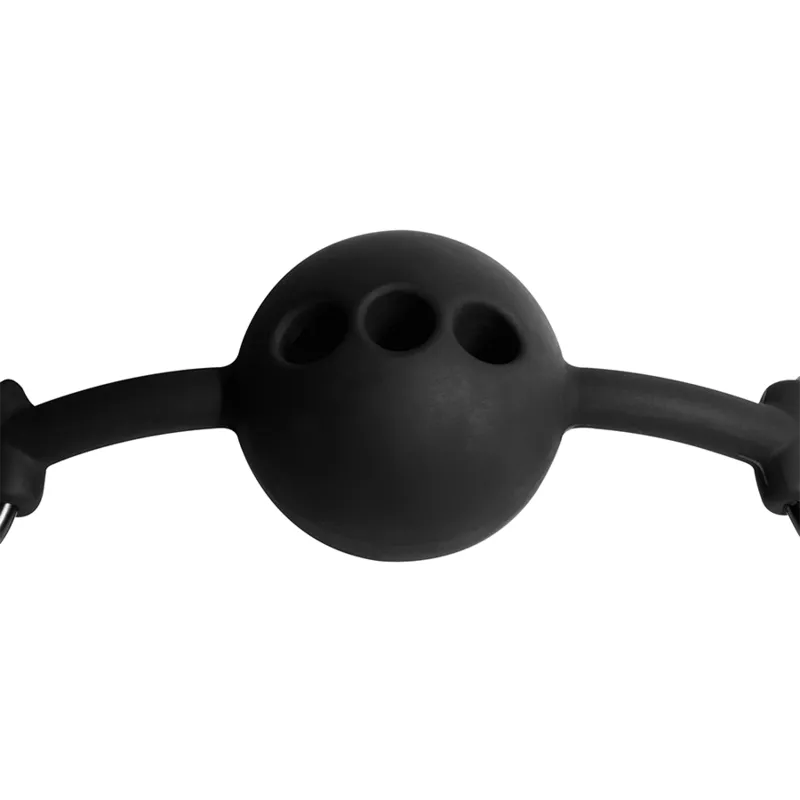 Bâillon Balle Silicone Respirant Bdsm