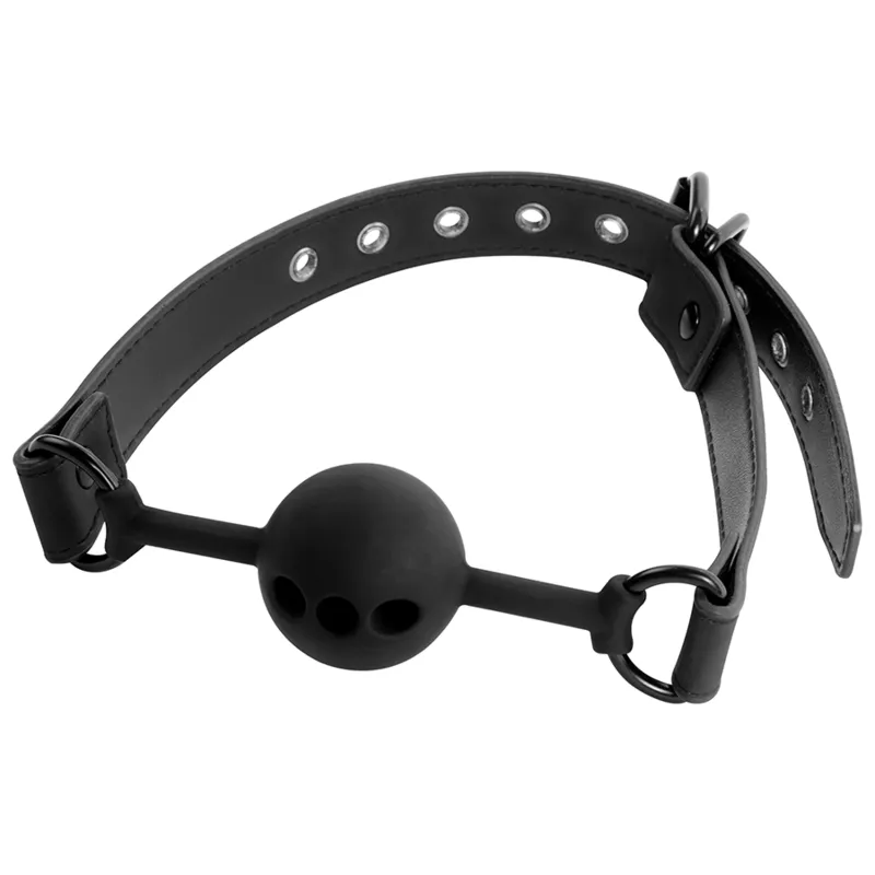 Bâillon Balle Silicone Respirant Bdsm