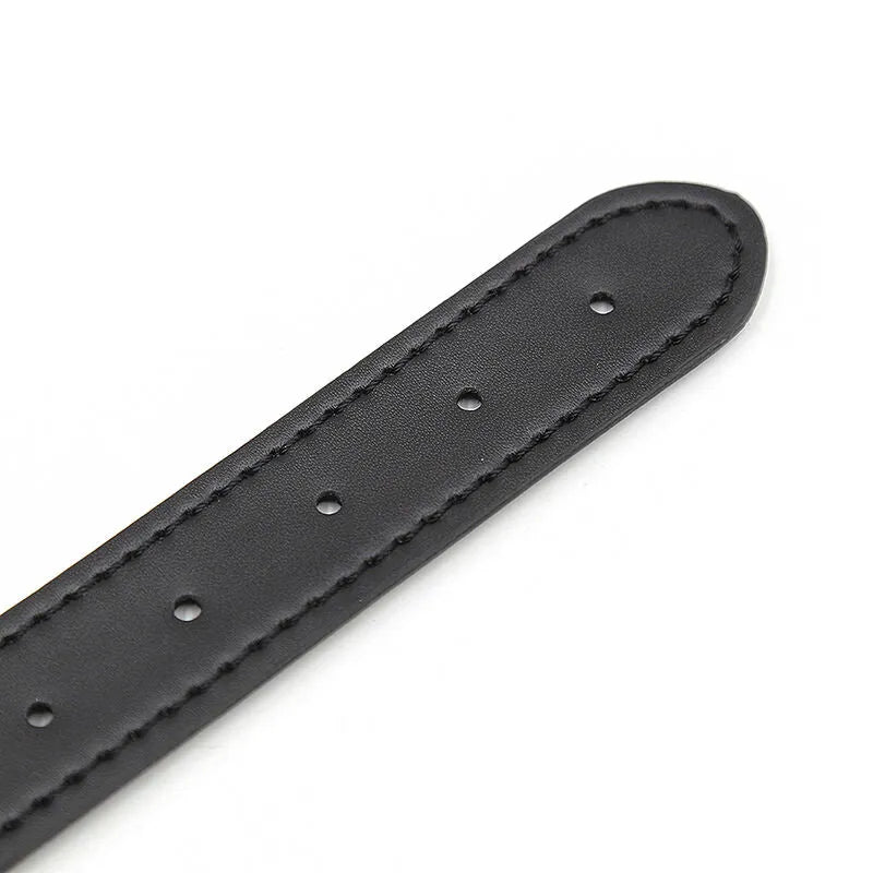 Bâillon-boule en acier inoxydable avec pinces, design robuste, chaîne argentée, accessoire sensoriel élégant et durable.
