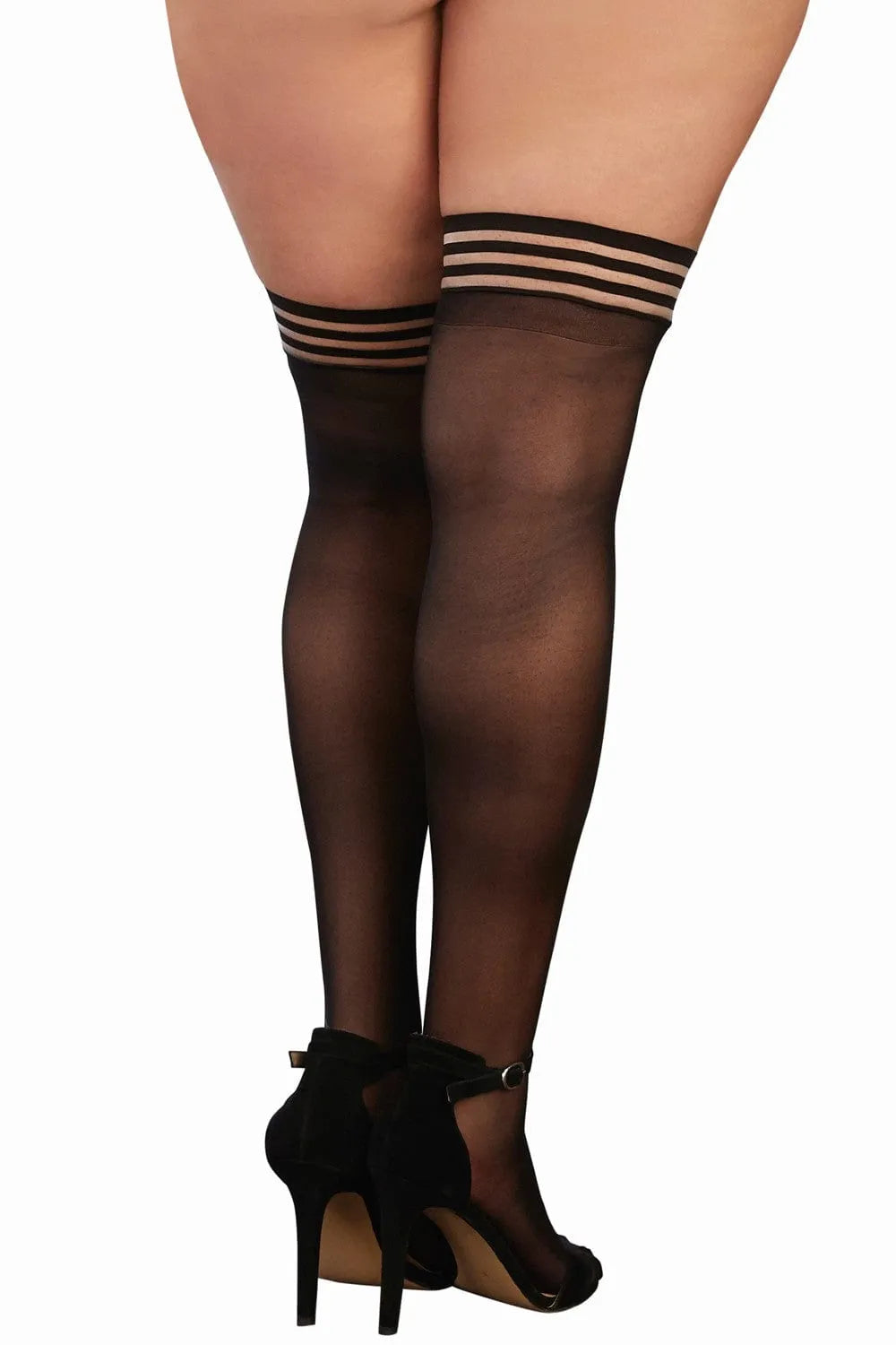 Bas Sexy Noirs Grande Taille Dreamgirl