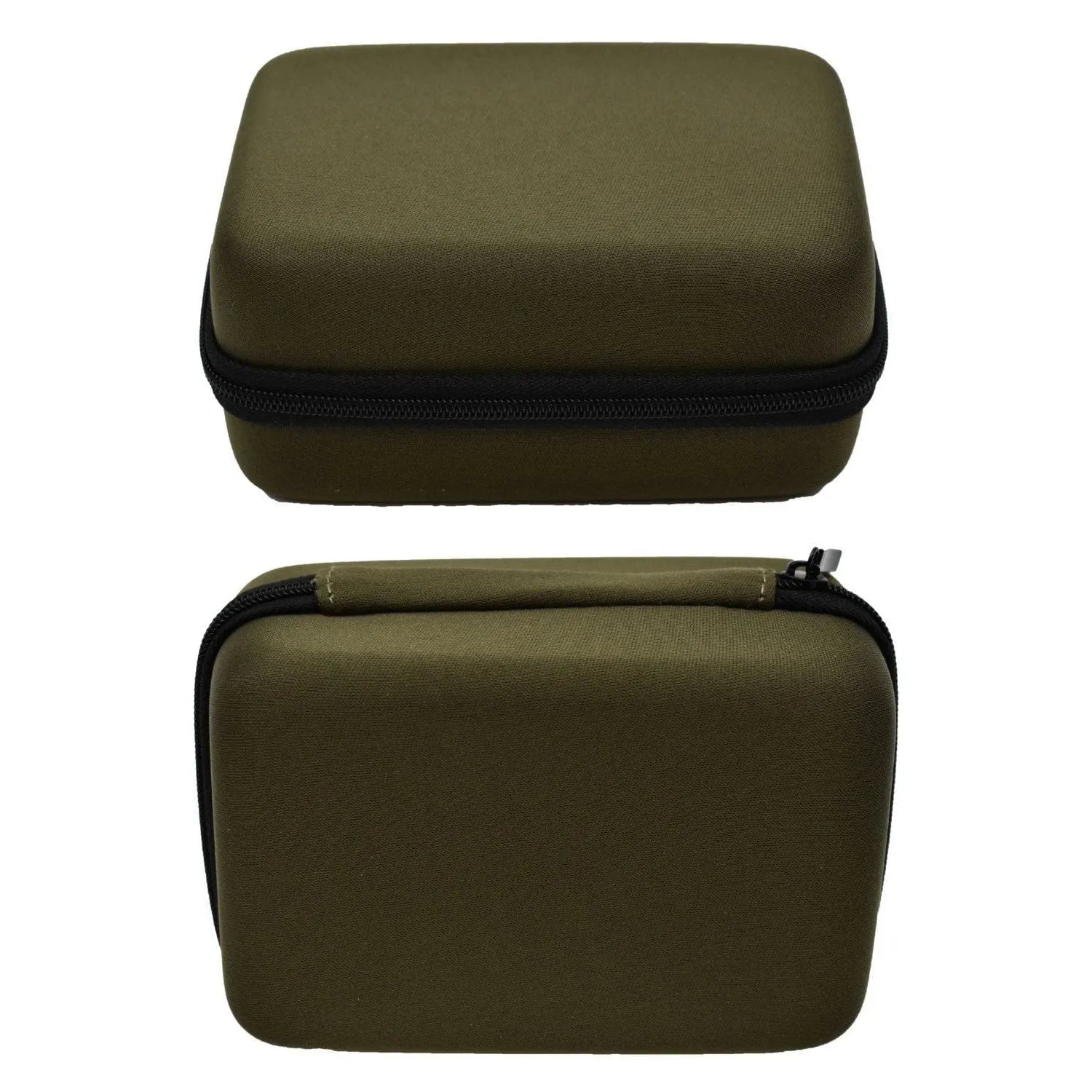 Boîte De Rangement Kaki En Polyester Compacte