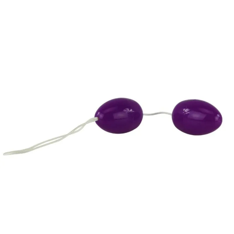 Boules De Geisha Lilas Avec Cordon Vibrant