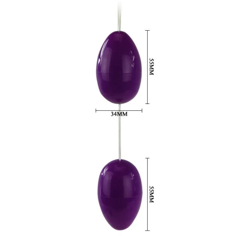 Boules De Geisha Lilas Avec Cordon Vibrant