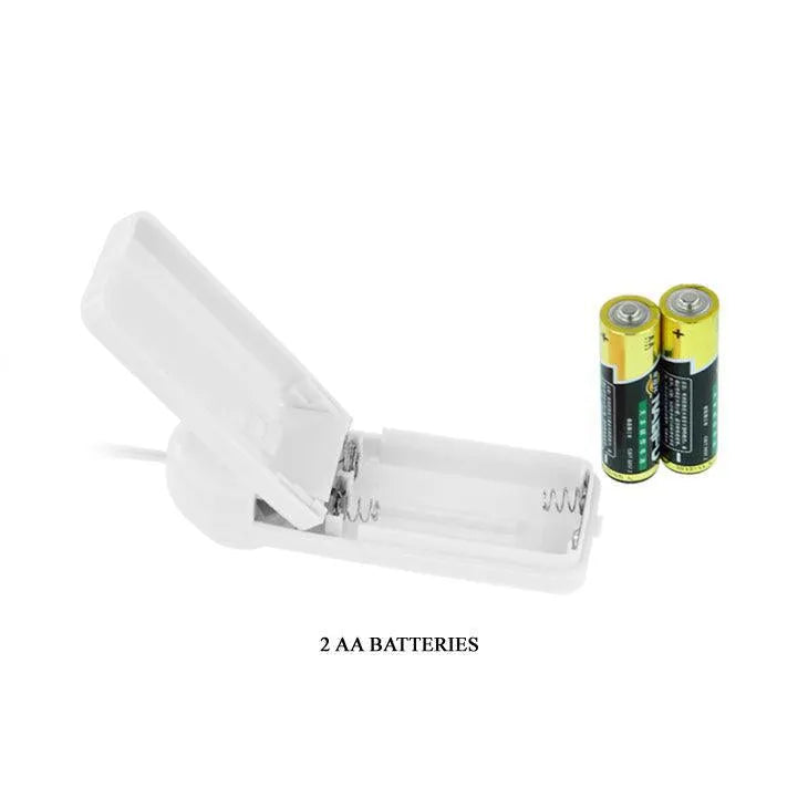 Boules de Geisha vibrantes multivitesse, couleur rose, avec télécommande blanche et piles AA incluses.