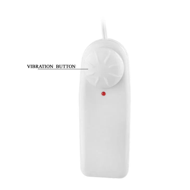 Boules de Geisha vibrantes blanches avec télécommande multivitesse pour stimulation intime et massage vaginal.