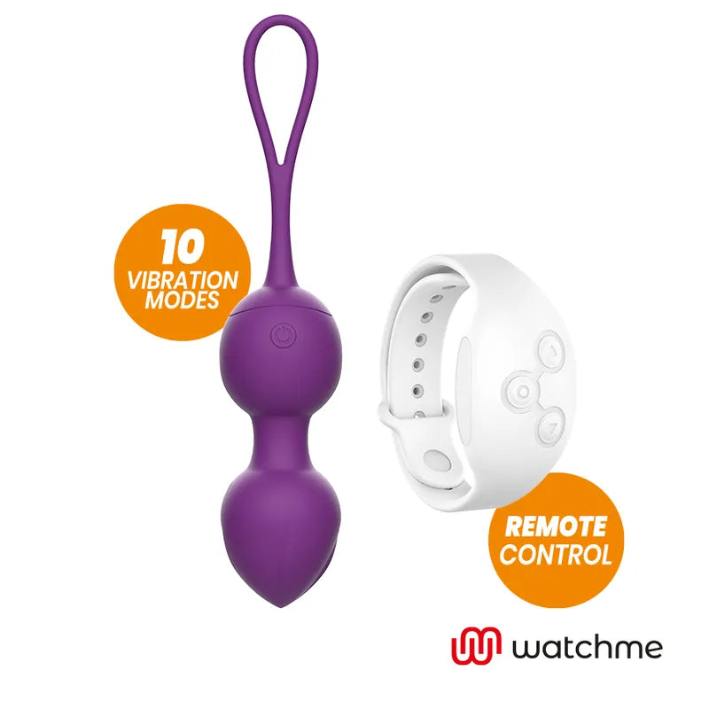 Boules de Geisha vibrantes violettes avec télécommande blanche, 10 modes de vibration, pour débutantes.