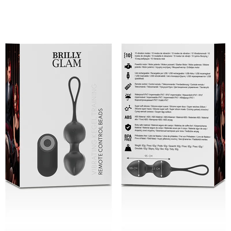 Boules de Geisha vibrantes noires avec télécommande, design ergonomique pour renforcement pelvien, rechargeables.