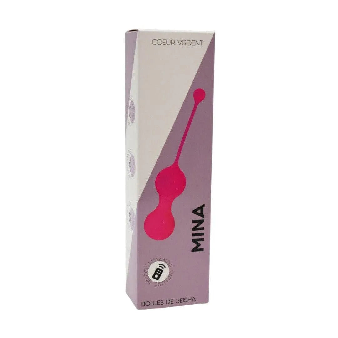 Boules De Geisha Vibrantes Silicone Rose Avec Télécommande