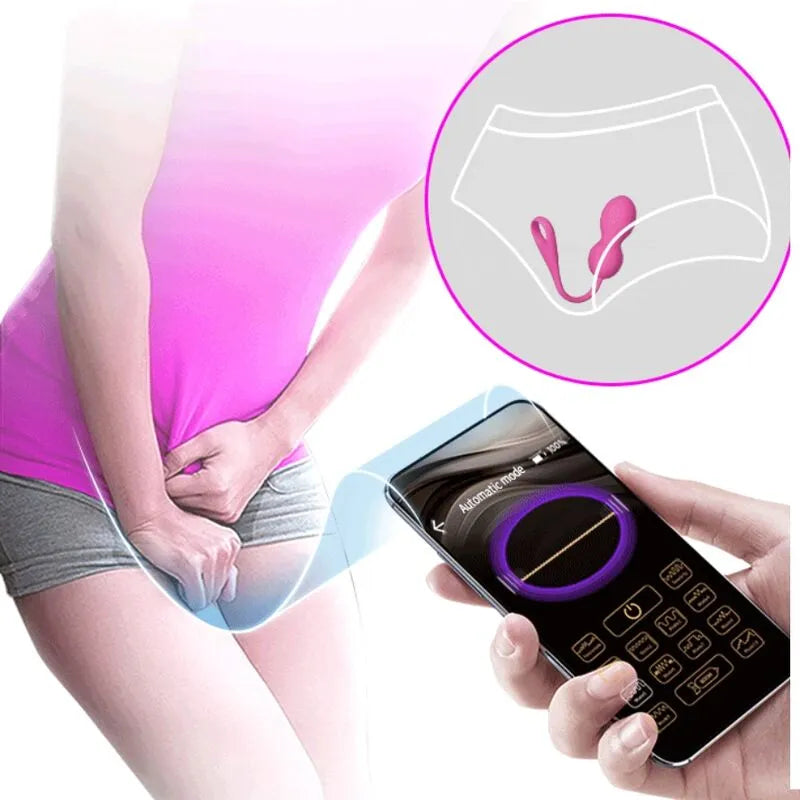 Boules De Kegel Vibrantes Silicone Rose