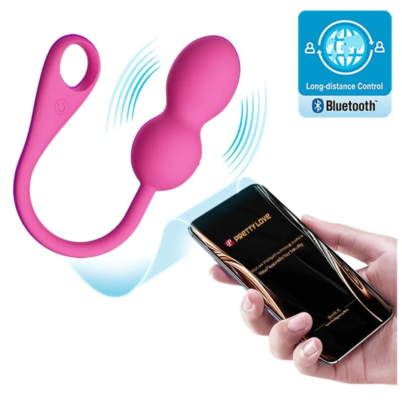 Boules De Kegel Vibrantes Silicone Rose