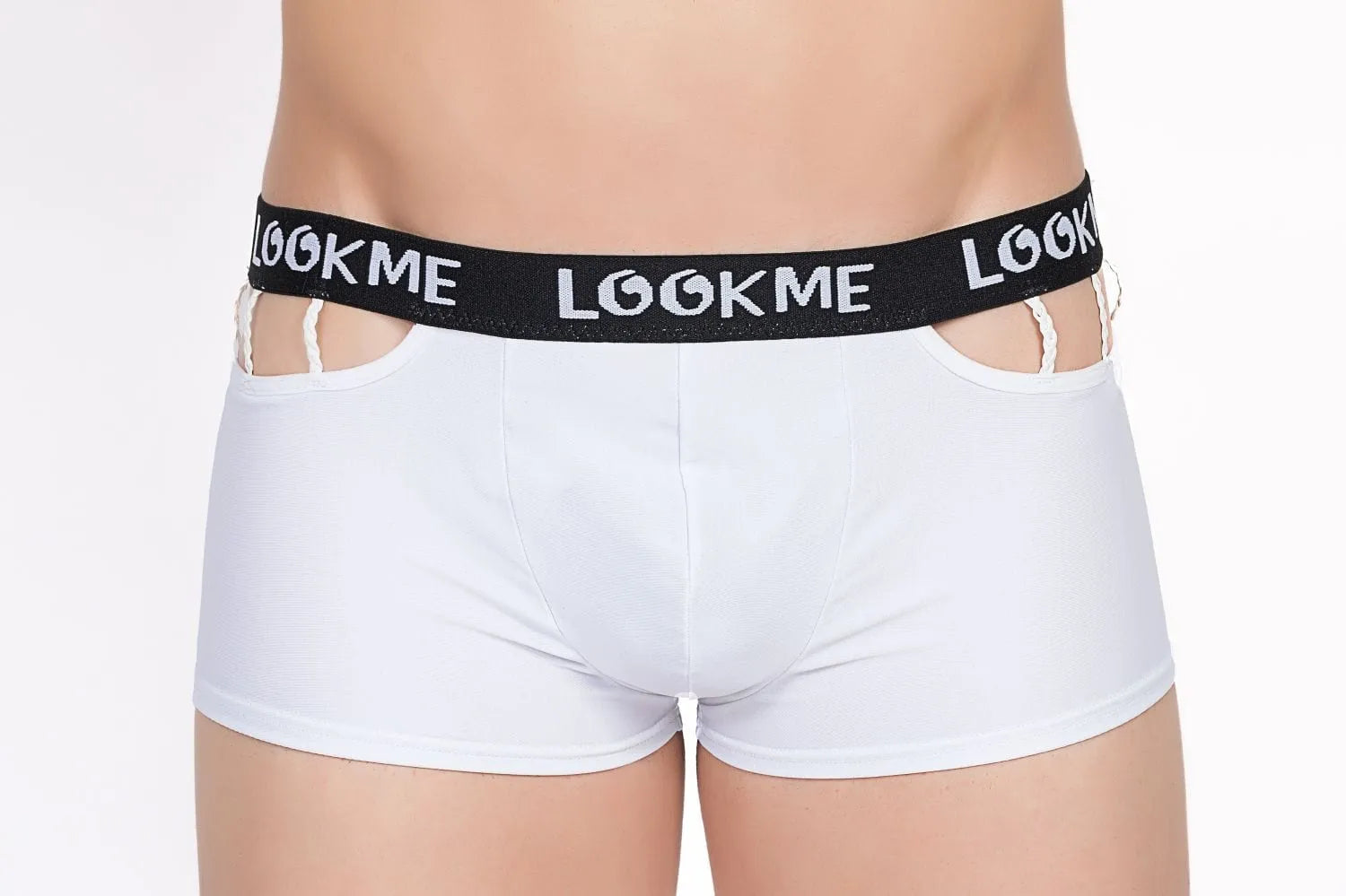 Boxer Ajouré Taille Large Ceinture Élastique Look Me