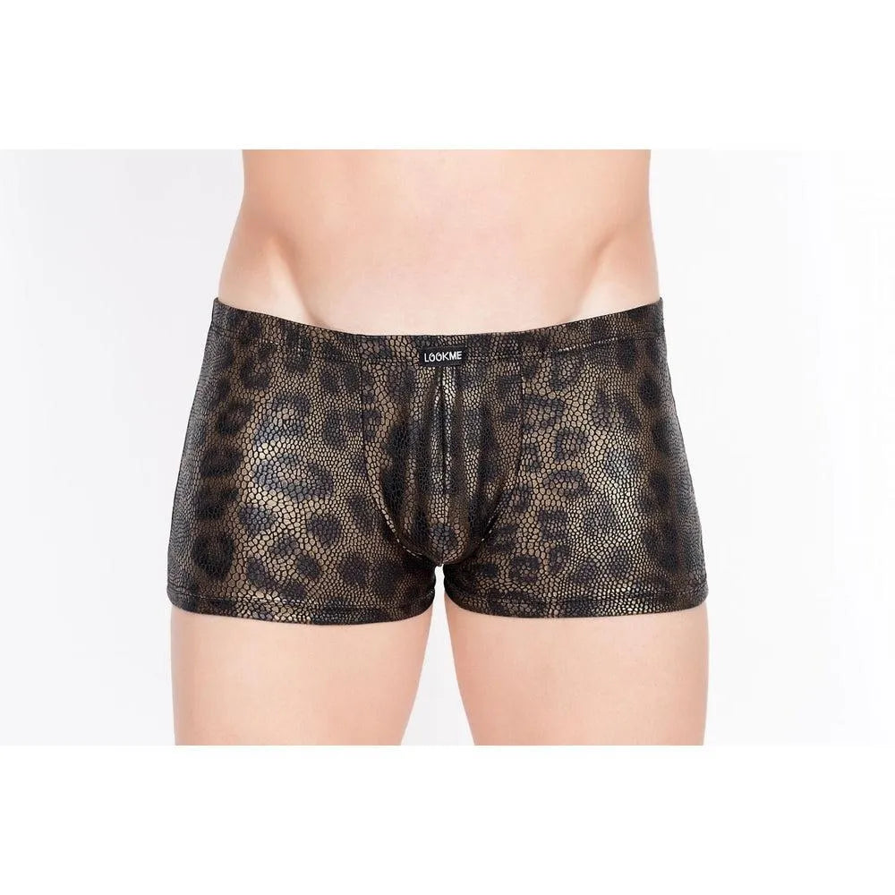 Boxer Imprimé Panthère Polyester Élasthanne