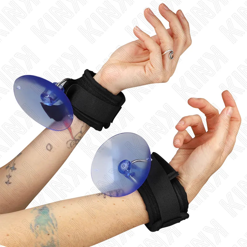 Bracelets Bdsm Cuir Végétalien Confort Réglable