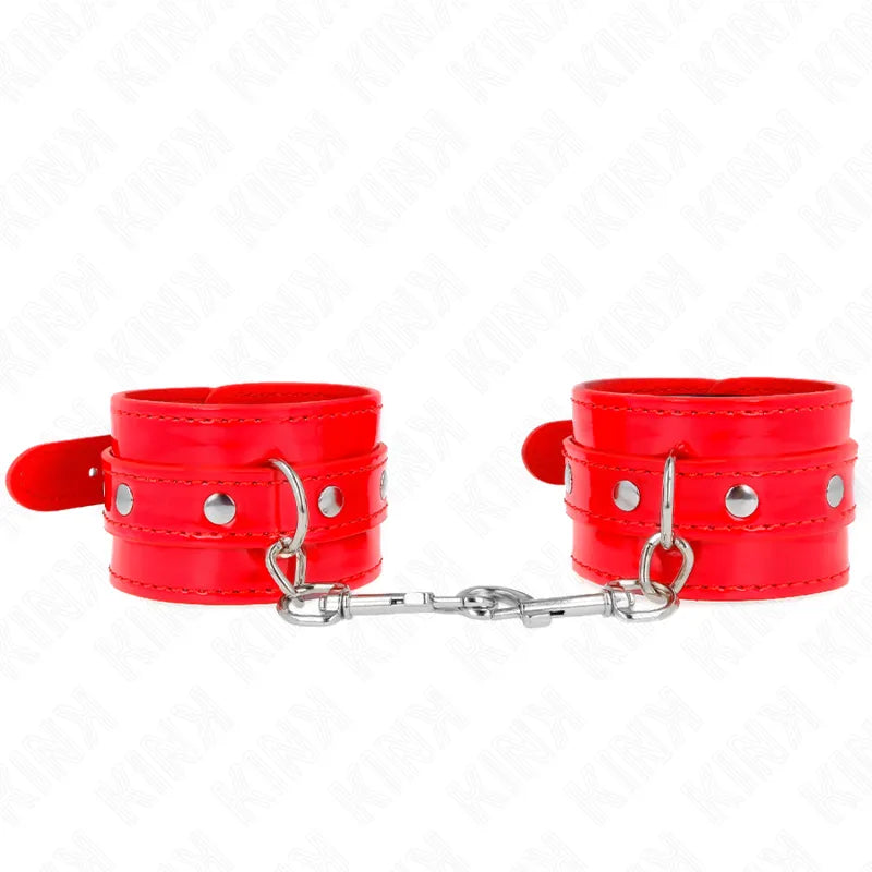 Bracelets BDSM Cuir Véritable Ajustables Sophistiqués