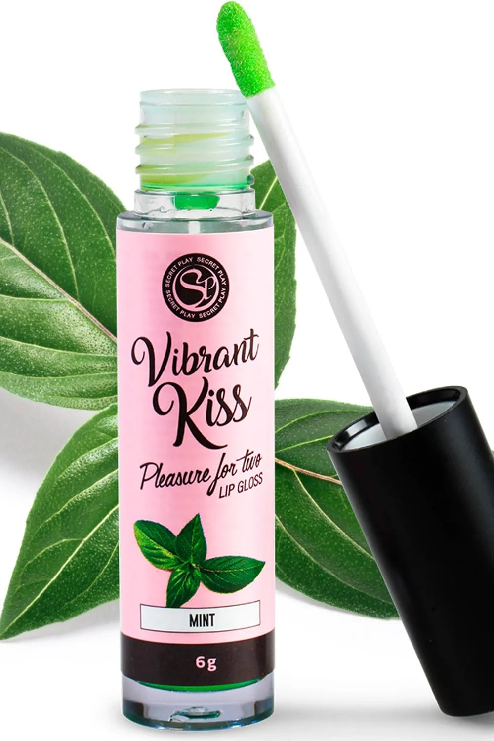 Brillant À Lèvres Vibrant Menthe Pour Plaisir Oral