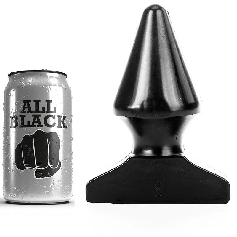 Buttplug Conique All Black Pour Débutants Et Confirmés