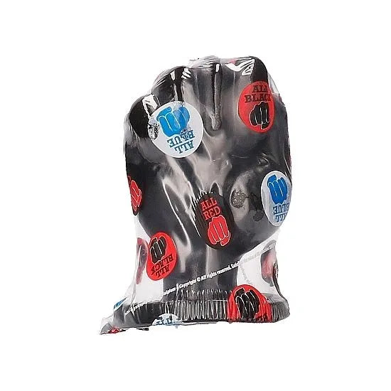 Buttplug noir en forme de poing, hypoallergénique, imperméable, idéal pour fisting, compatible lubrifiants eau/silicone.