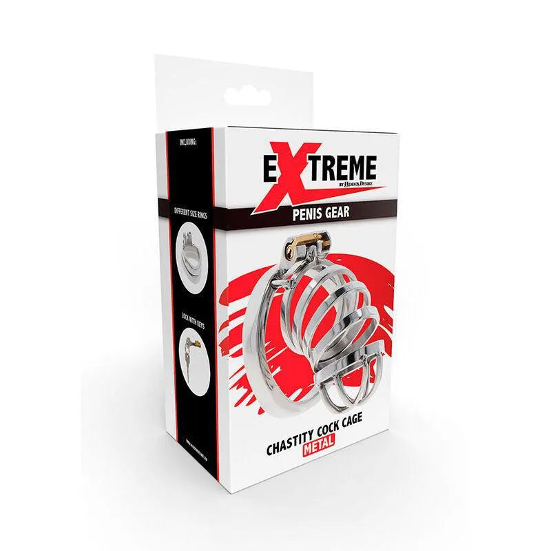 Cage De Chasteté En Métal Inoxydable