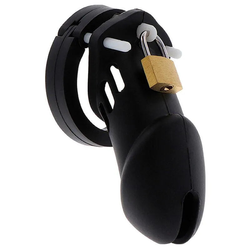 Cage De Chasteté En Silicone Ajustable