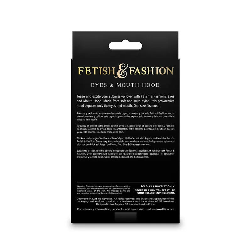 Capuche Nylon Bdsm Pour Jeux Sensuels
