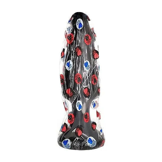 Plug anal débutant noir en PVC, forme réaliste, texture lisse, idéal pour novices, compatible lubrifiants eau et silicone.