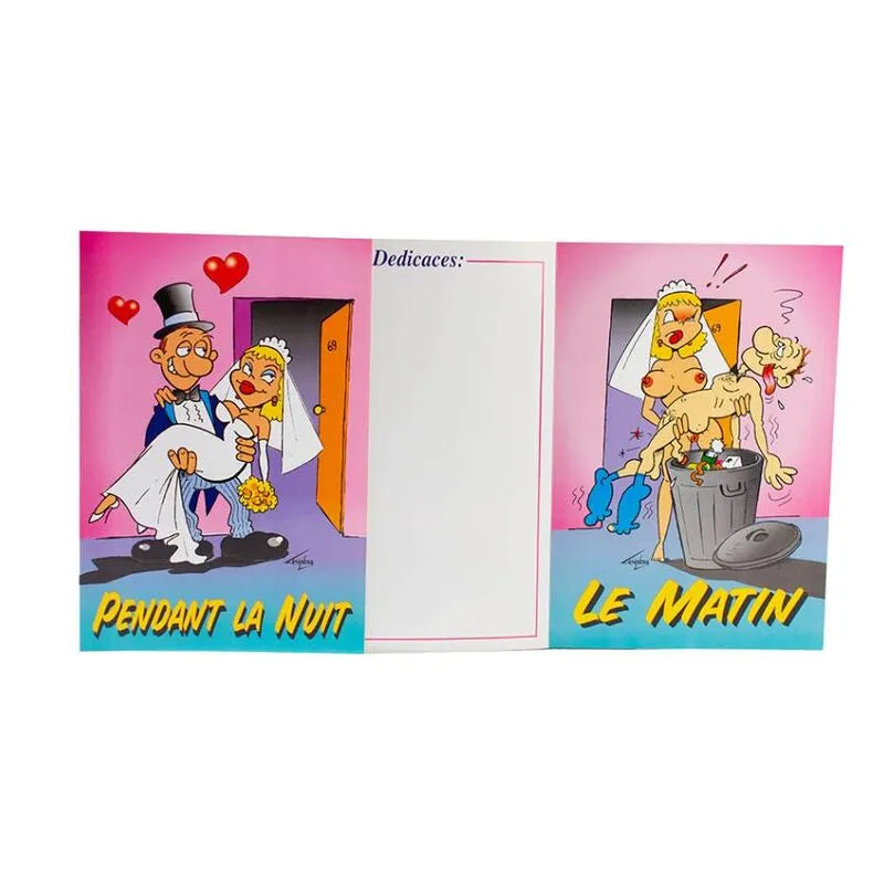 Carte érotique EVJF humour et sensualité assurées